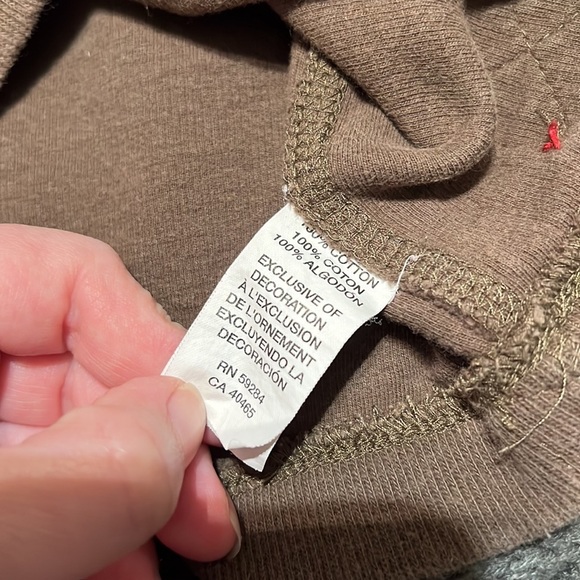 The Children’s Place Brown Pop Over Pull Over 24 Mos Boys - Picture 7 of 7